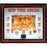 New York Knicks Floating Retired Numbers Banners Framed 20x24 Collage w Game Used MSG Court & Net
