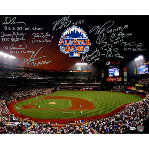 New York Mets All Stars 11 Signature 2013 ASG Citi Field 16x20 Photo w All Star Insc. (LE24)