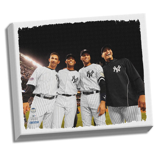 New York Yankees Core Four Stretched 22x26 Canvas