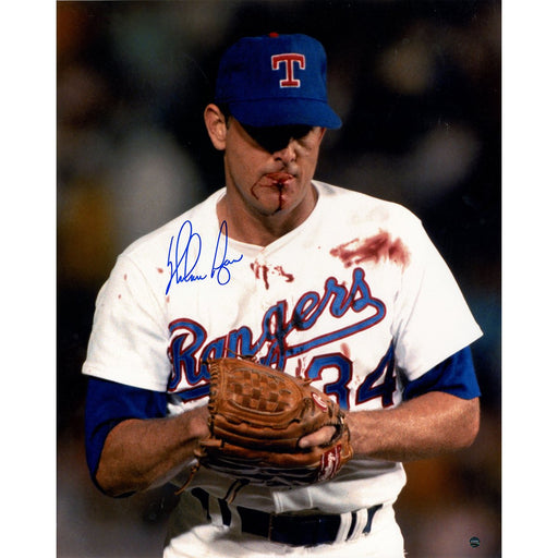 Nolan Ryan Signed Blood 16x20 Photo