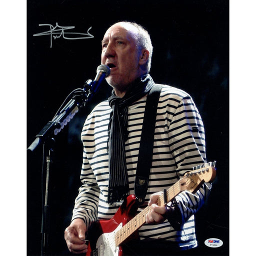 Pete Townshend Signed 11x14 Black Background Photo (PSADNA)