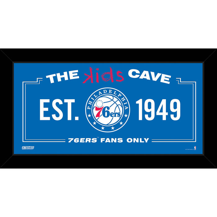 Philadelphia 76ers 6x12 Kids Cave Sign