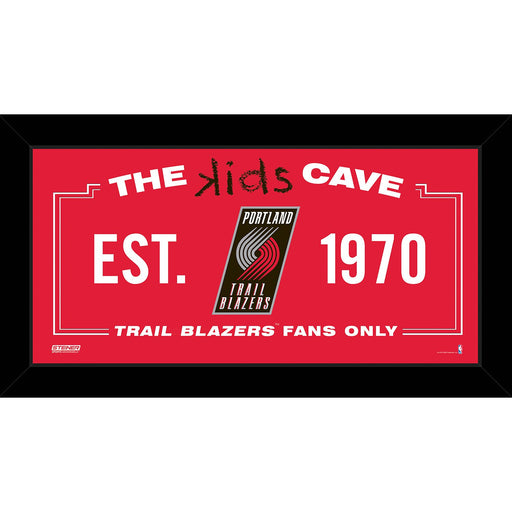 Portland Trail Blazers 6x12 Kids Cave Sign