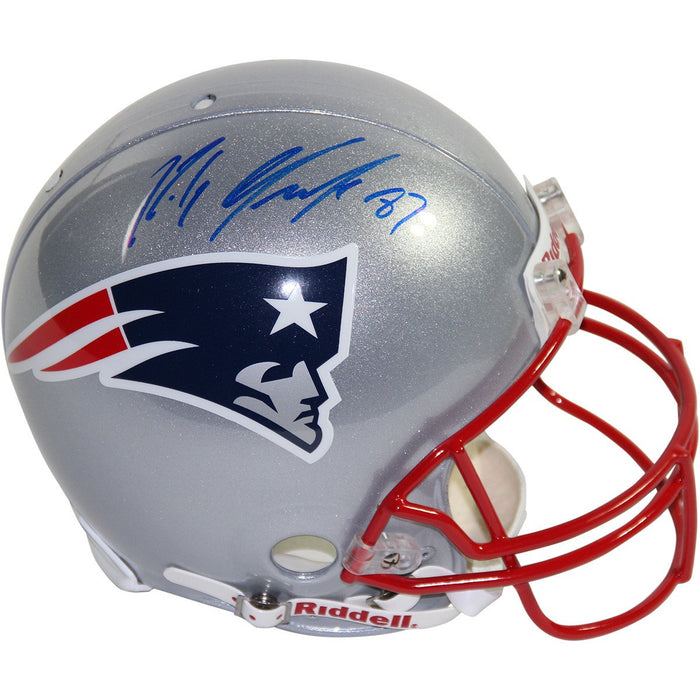 Rob Gronkowski Signed Patriots Proline Authentic Current Helmet (New England Picture Auth)