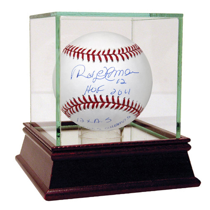 Roberto Alomar Signed MLB Baseball w HOF 2011 12x AS 2x WS Champs 10x GG Insc (MLB Auth)