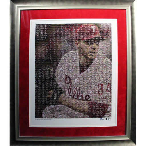 Roy Halladay Philadelphia Phillies Mosaic Framed 16x20 Photo (Ltd of 1000)