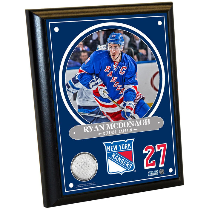 Ryan McDonagh 8x10 Player Plaque w Game Used Uniform