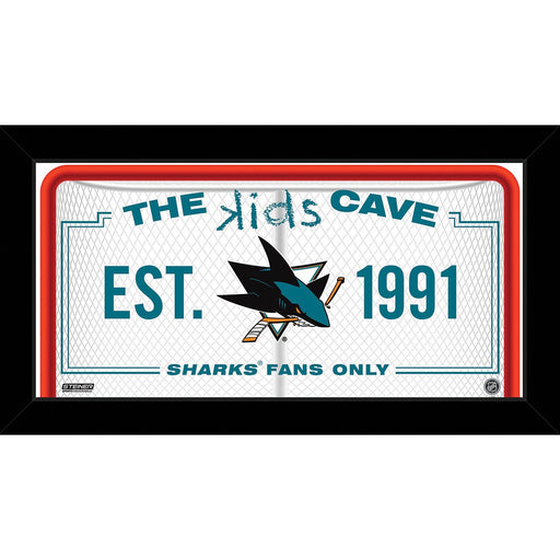 San Jose Sharks 6x12 Kids Cave Sign