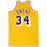 Shaquille ONeal signed Mitchell and Ness Yellow Lakers Jersey