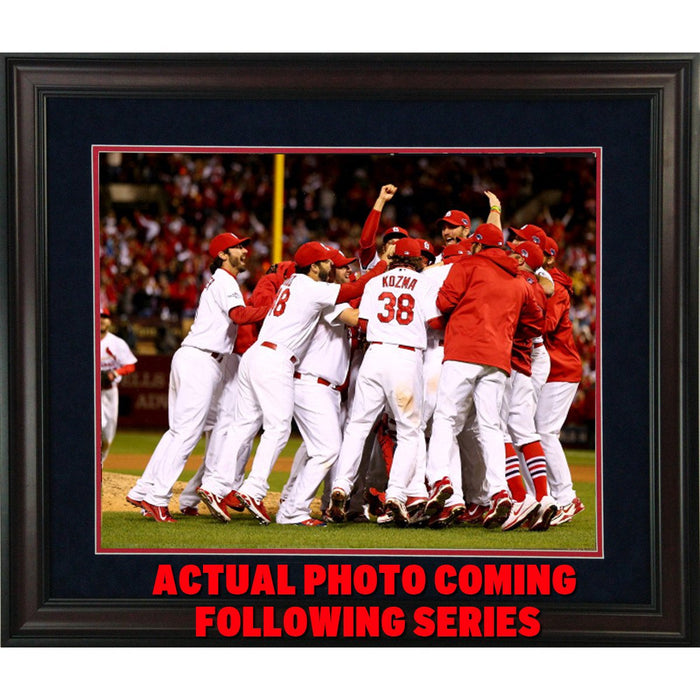 St Louis Cardinals 2013 World Series Champs Celebration 16x20 Framed Photo