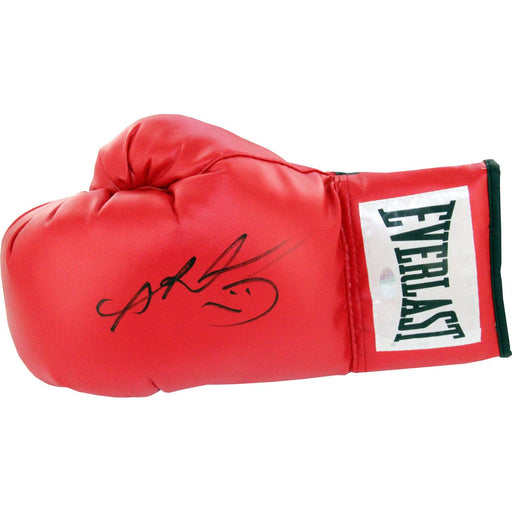 Sugar Ray Leonard Signed Boxing Glove (White Everlast Patch)