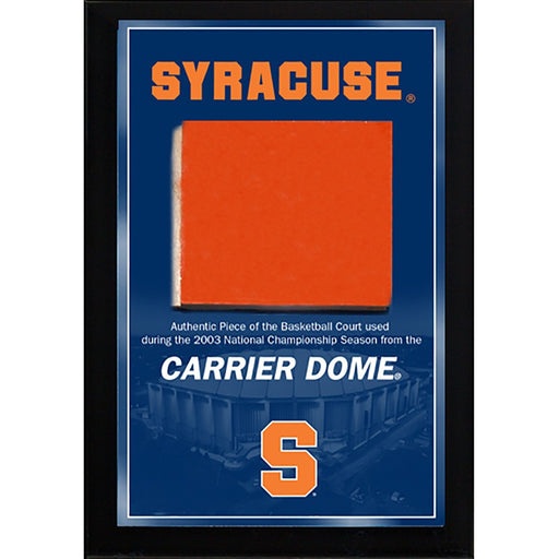 Syracuse Carrier Dome Court 4x6 Plaque