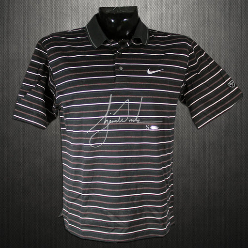 Tiger Woods Signed Tournament Used Shirt (LE 11) (BAK31118 UDA Holo Only)