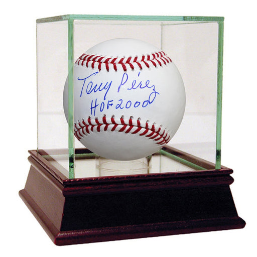 Tony Perez Signed MLB Baseball w HOF 2000 Inscription (MLB Auth)