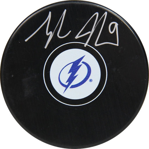 Tyler Johnson Tampa Bay Lightning Signed Hockey Puck (AJ Sports Auth)