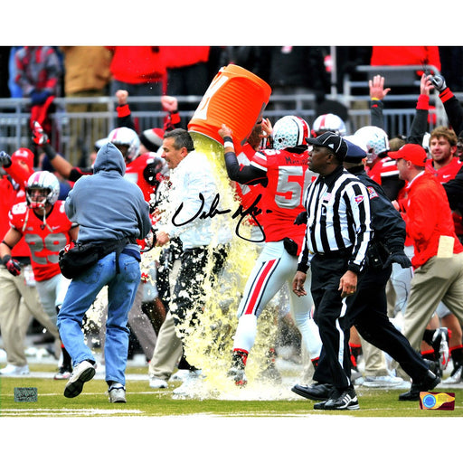 Urban Meyer OSU Gatorade Signed Horizontal 16x20 Photo (Urban Meyer Auth)