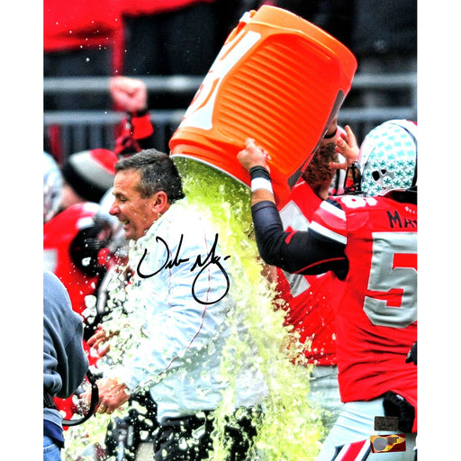 Urban Meyer OSU Gatorade Signed Vertical 16x20 Photo (Urban Meyer Auth)