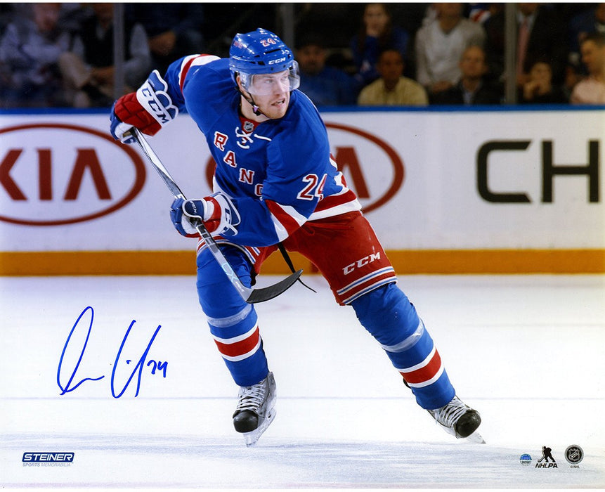 Oscar Lindberg Signed Skating Home Game 16x20 Photo