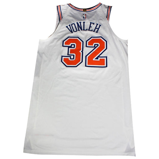 Noah Vonleh #32 New York Knicks Game Used 2018 White Statement Jersey (Worn 10/26/18 vs. Warriors)(Size 50)