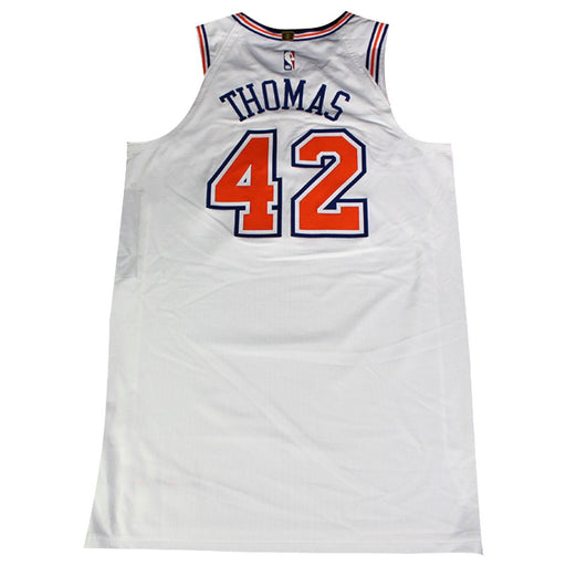 Lance Thomas #42 New York Knicks 2018 Game Used White Statement Jersey (Worn 10/26/18 vs. Warriors) (Size 50)