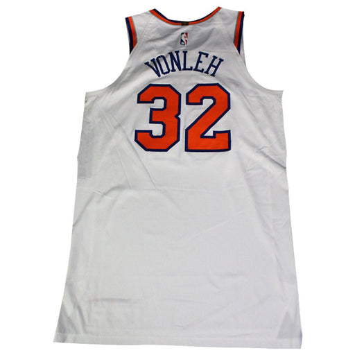 Noah Vonleh # 32 New York Knicks Game Used 2018 White Association Jersey (Worn 10/20/18 vs. Celtics) (Size 50)