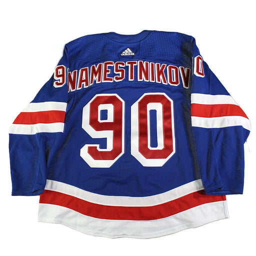 Vladislav Namestnikov New York Rangers 2018-2019 Game Used #90 Opening Night Blue Jersey (10/4/18)