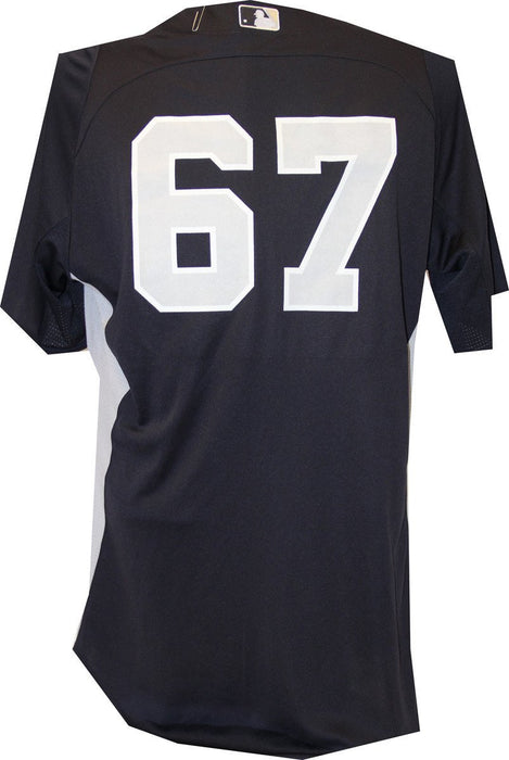 NY Yankees #67 Team Issued Road Practice Jersey  (46) (FJ 864777)