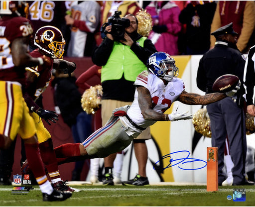 Odell Beckham Jr. Signed Diving TD Catch vs. Redskins 16x20 Photo