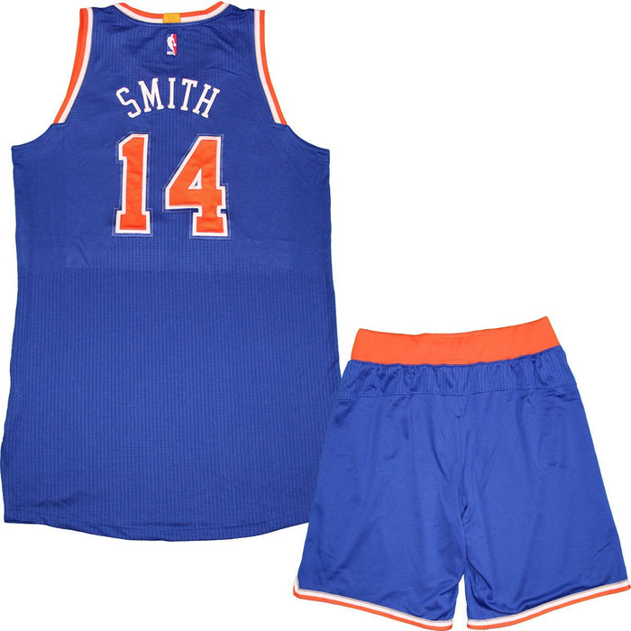 Jason Smith Uniform - New York Knicks 2014-2015 Game Used #14 Blue Uniform (@ATL 4/13/2015)