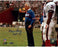 Marv Levy Signed On Sideline 8x10 Photo w/ "HOF 01" insc