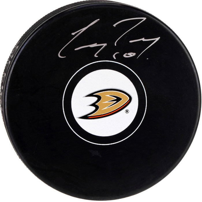 Corey Perry Signed Anaheim Ducks Logo Puck