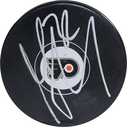 Mark Streit Signed Philadelphia Flyers Puck (PSA/DNA)