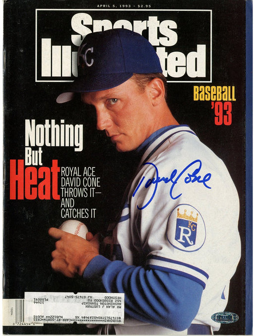 David Cone Signed 4/5/93 Sports Illustrated Magazine