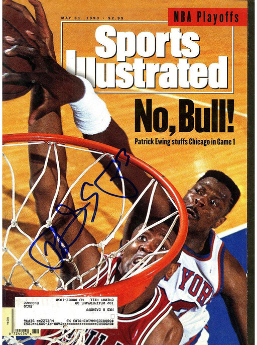 Patrick Ewing Signed 5/31/93 Sports Illustrated Magazine