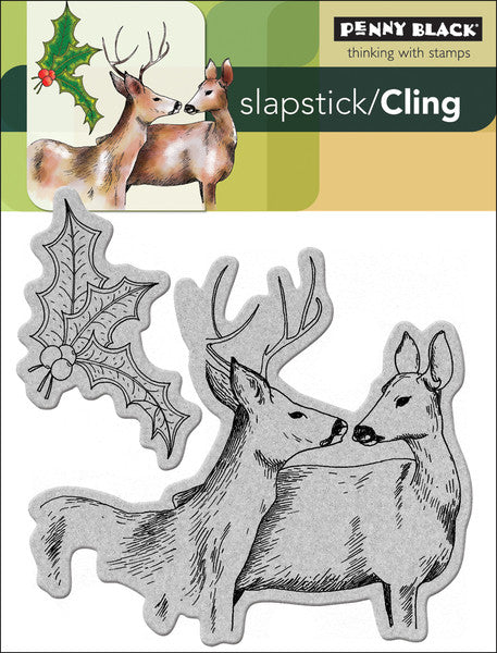 Penny Black Cling Rubber Stamp, Forest Friends