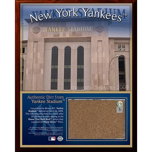 2009 Yankee Stadium 8x10 Dirt Plaque