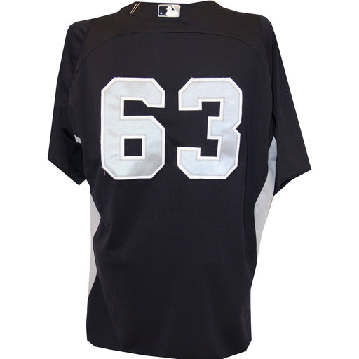Mike O'Connor Jersey - NY Yankees 2012 Game Worn #63 Spring Training Road BP Top (EK090454) (48)