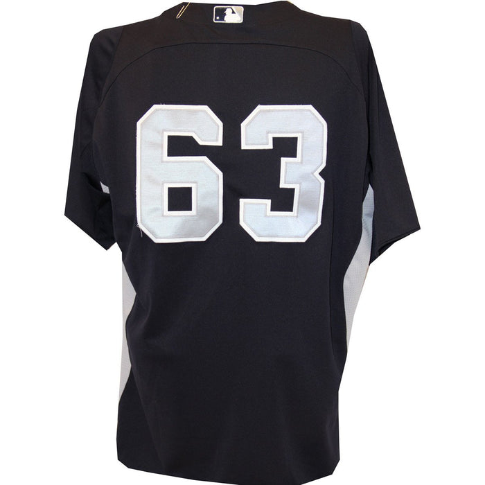 Mike O'Connor Jersey - NY Yankees 2012 Game Worn #63 Spring Training Road BP Top (EK090454) (48)