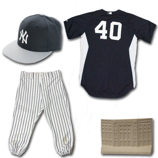 Matt Daley 2013 Team Issued Set - BP Hat Home BP Jersey & Pinstripe Pants