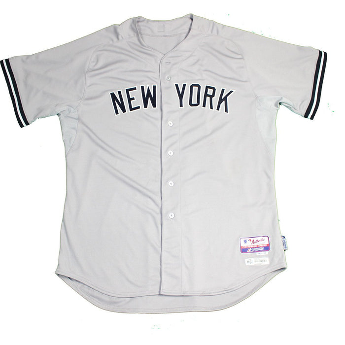 Michael Pineda Jersey - NY Yankees 2015 Game Used #35 Grey Jersey (9/19/2015) (HZ335680)(0000005604)(Size 52)