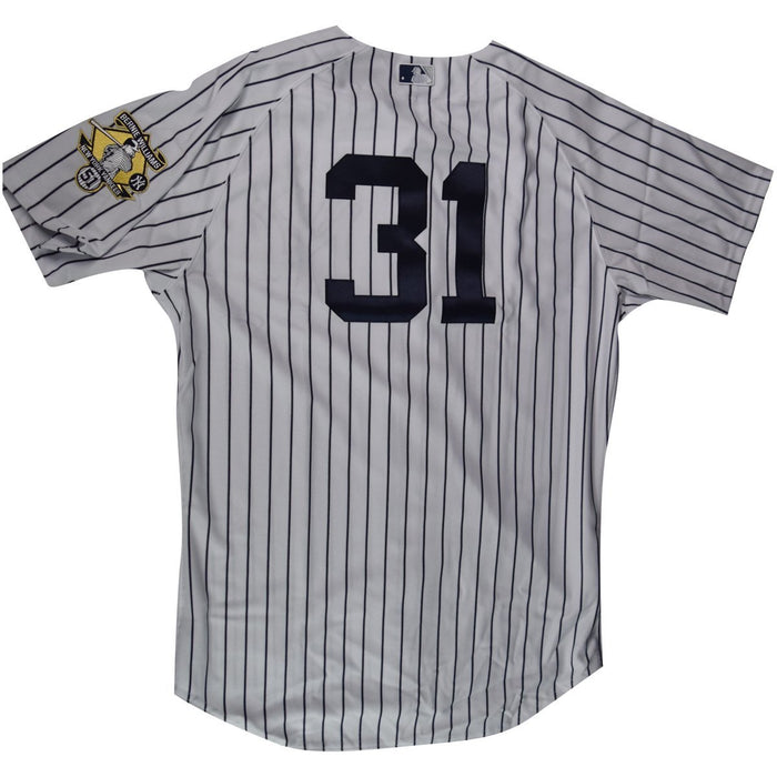 Gregorio Petit Jersey- NY Yankees 2015 Game Issued #31 Pinstripe Jersey w/ Bernie Retirement Patch (5/24/2015)(HZ754312)(0000005632)