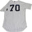 Rico Noel Jersey - NY Yankees 2015 Game Used #70 Pinstripe Jersey with Yogi Berra #8 Commemorative Patch (10/1/2015)(HZ977821)(0000005902)(Size 46)