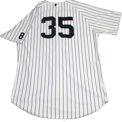 Michael Pineda Jersey - NY Yankees 2015 Game Used #35 Pinstripe Jersey (9/29/2015) (HZ977610)(0000005867)(Size 52)