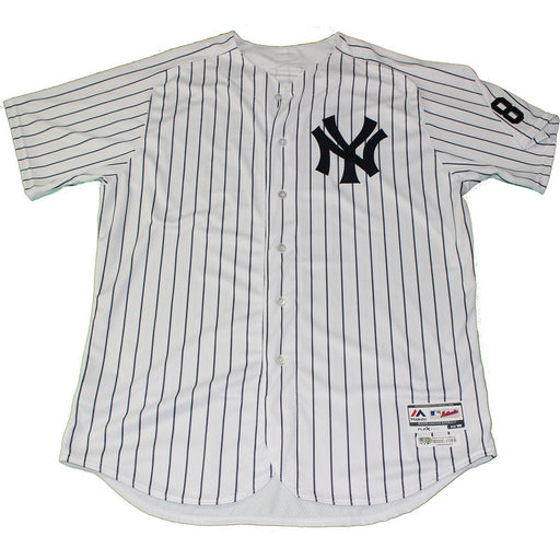 Alan Cockrell New York Yankees Yankees 2016 Opening Day Game Issued #62 Pinstripe Jersey w/ Yogi Berra #8 Commemorative Patch  (4/5/2016)(JB804087)(Size 50)