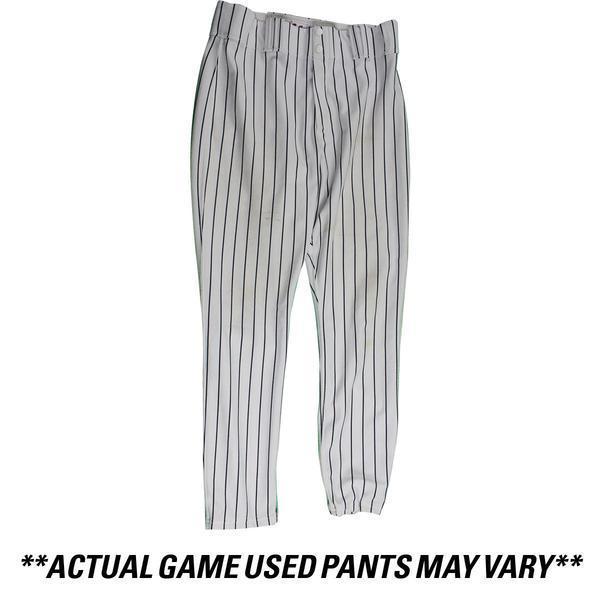 New York Yankees 2017 Game-Issued Home Pants (JB 833048)