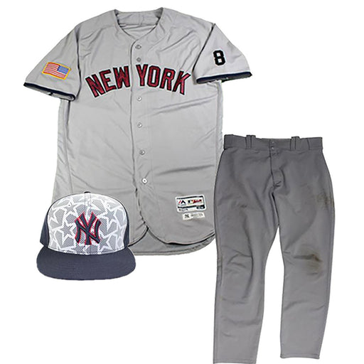 Alex Rodriguez New York Yankees 2016 Last Career Game Used #13 Home Jersey  Pants and Hat Set (8/12/16)