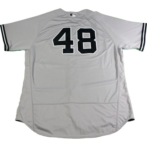 Chris Carter New York Yankees 2017 Opening Day Game Used #48 Road Jersey (4/2/2017)(JB925993)(50)