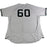 Mike Harkey New York Yankees 2017 Opening Day Game Used #60 Road Jersey (4/2/2017)(JC156011)(52)