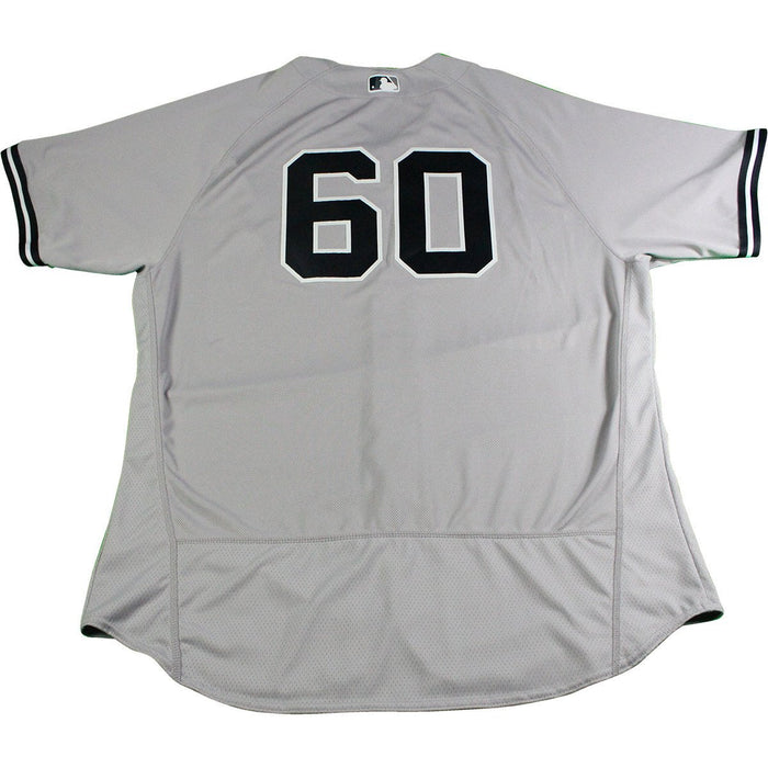 Mike Harkey New York Yankees 2017 Opening Day Game Used #60 Road Jersey (4/2/2017)(JC156011)(52)