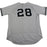 Joe Girardi New York Yankees 2017 Game Used #28 Grey Jersey (6/16/2017)(JB979665)(48)